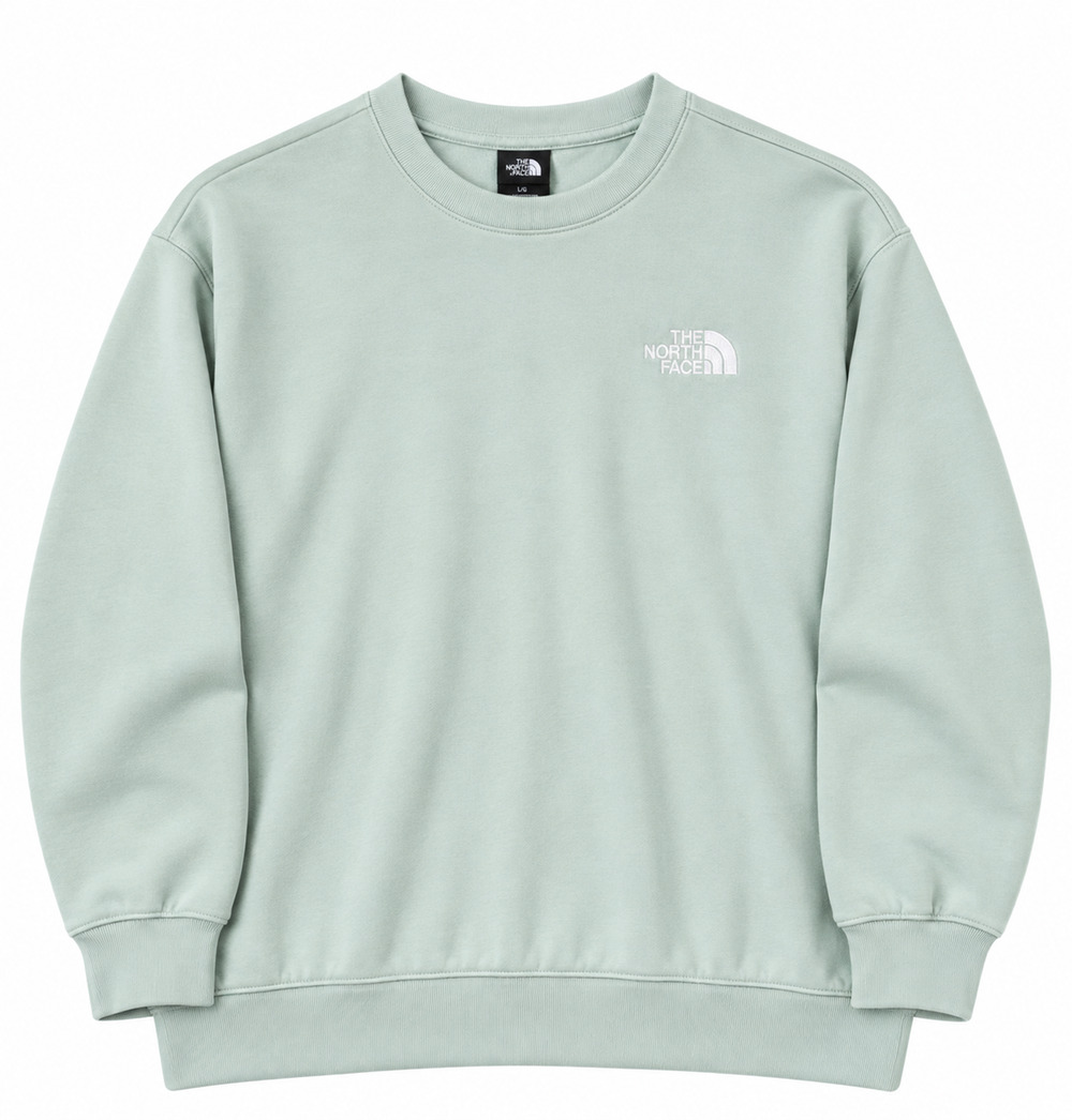 The North Face Evolution Simple Dome Oversize Crew Women's Large Opal Frost NWT